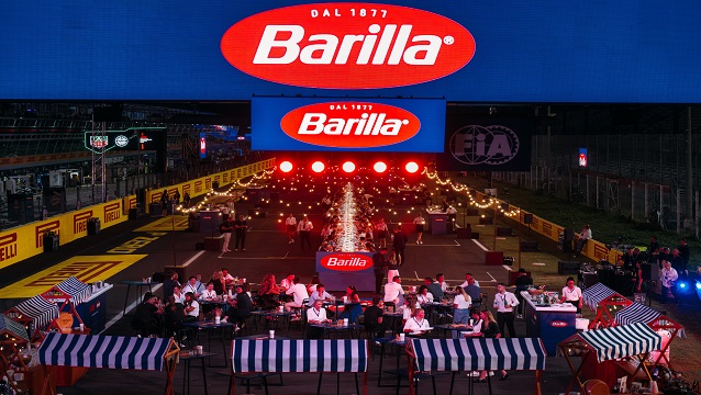 Barılla'dan Monza'da 100 metrelik sofra