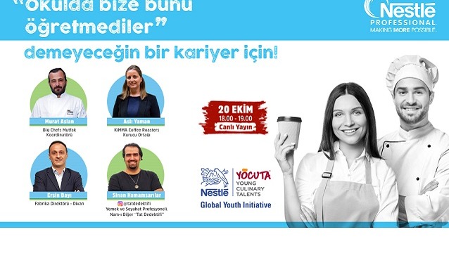 Nestlé Professional, şef ve barista adaylarını daha donanımlı hale getirecek gençlik projesini başlatıyor