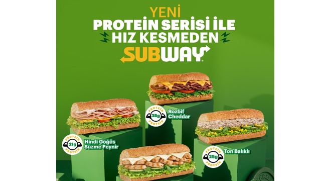 Subway’den protein hamlesi: aktif yaşama özel yeni seri
